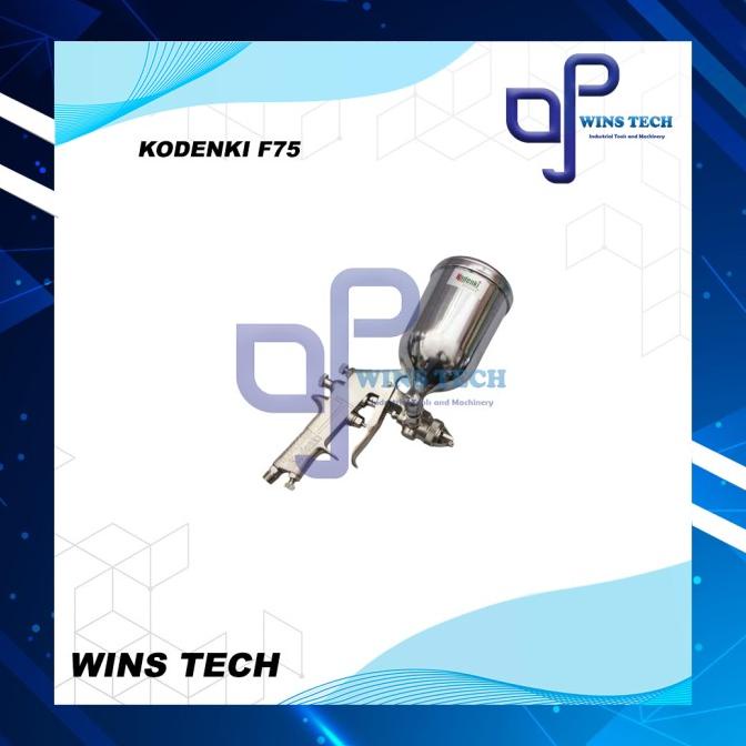 Spray Gun/Alat Semprot Cat Kodenki F75 Tabung Atas Original Iohz21Pj7R