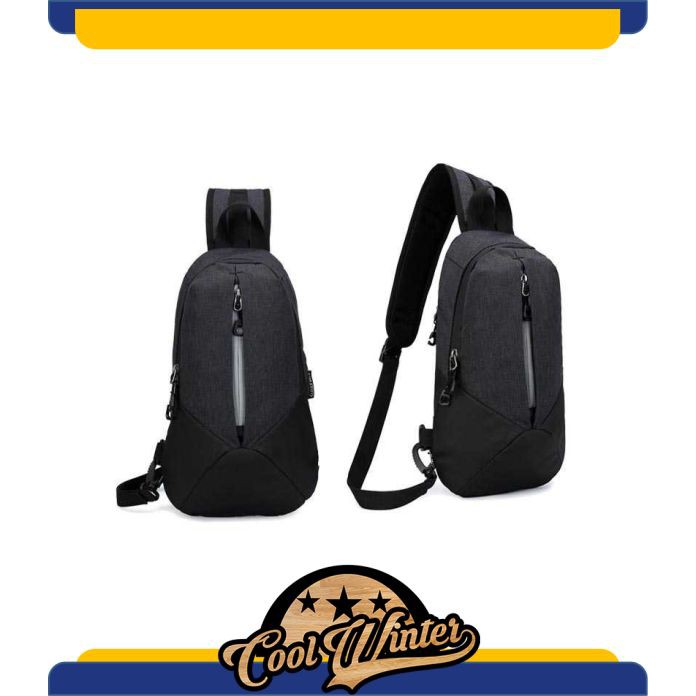 CLEVER BEES TAS SELEMPANG CASUAL CHEST BAG - L108 CoolWinter