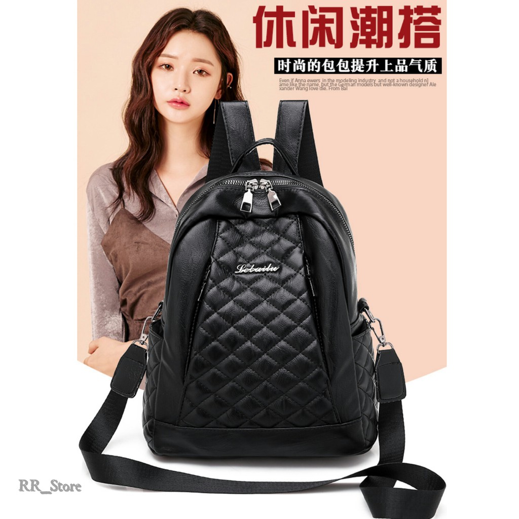 Tas gendong ransel gandong punggung sekolah kuliah backpack wanita perempuan cewek cewe hkbrand 04k