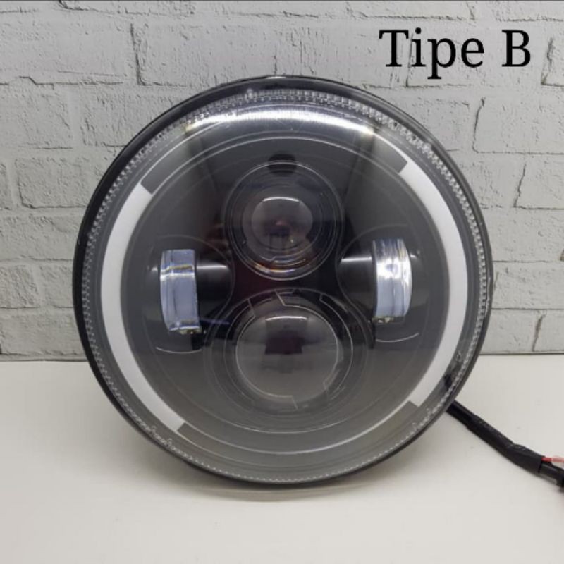 Headlamp Daymaker 7 inch Mobil Motor