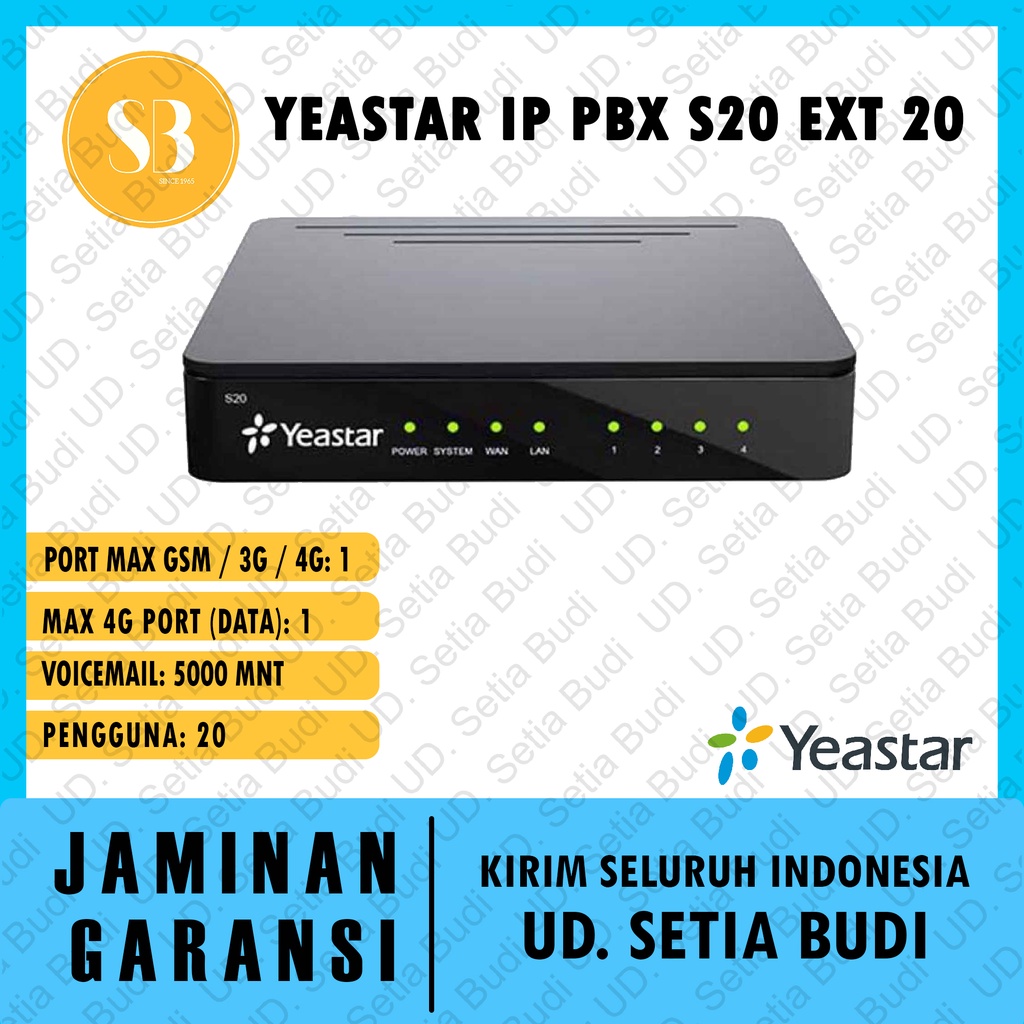 Yeastar IP PBX S20 Ext 20