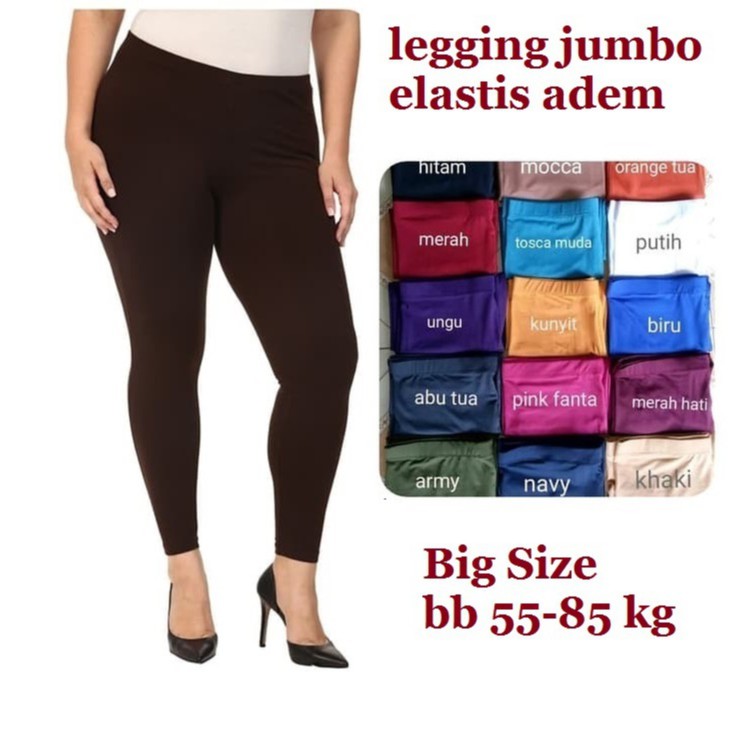 LEGGING WANITA PANJANG TANGGUNG PENDEK Celana Leging Lejing Wanita All size dan Jumbo Laging Strit cewek