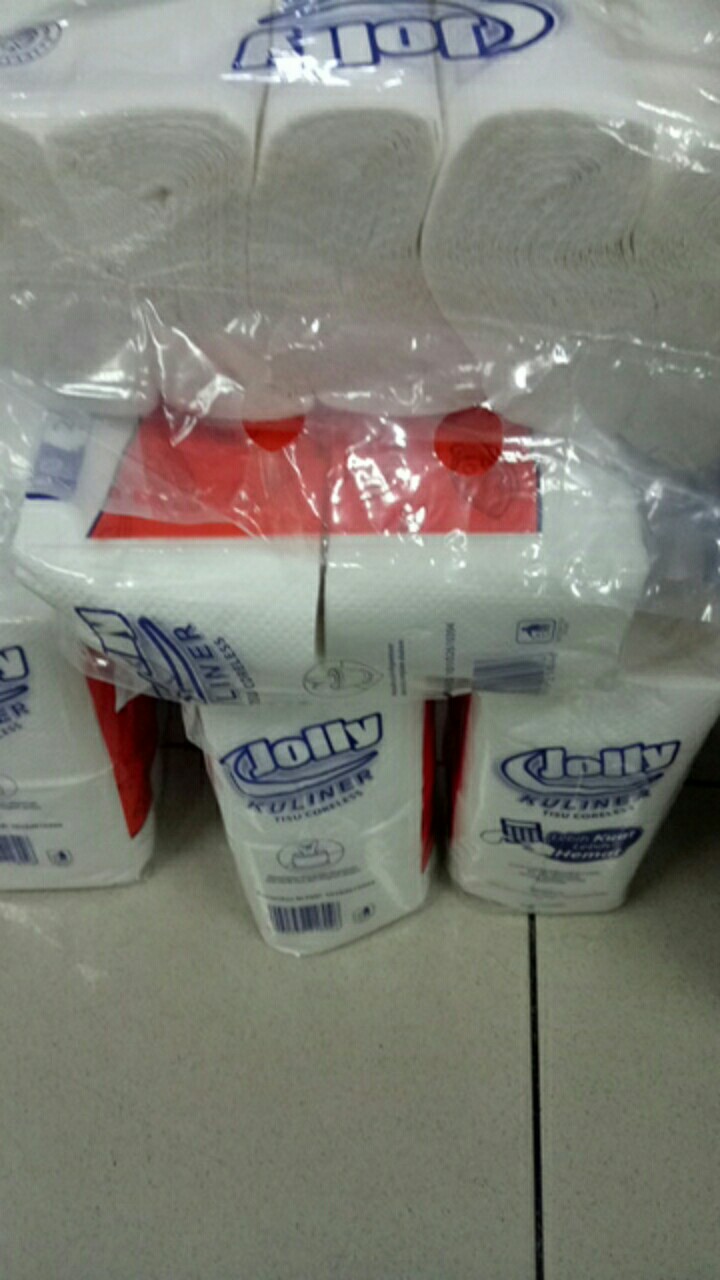 Tisu Gulung Jolly Coreless Kuliner  Dusan Khusus Gosend / Grab