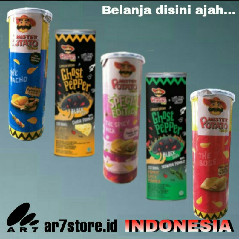 

MISTER POTATO Keripik Kentang all varian 85-100gr