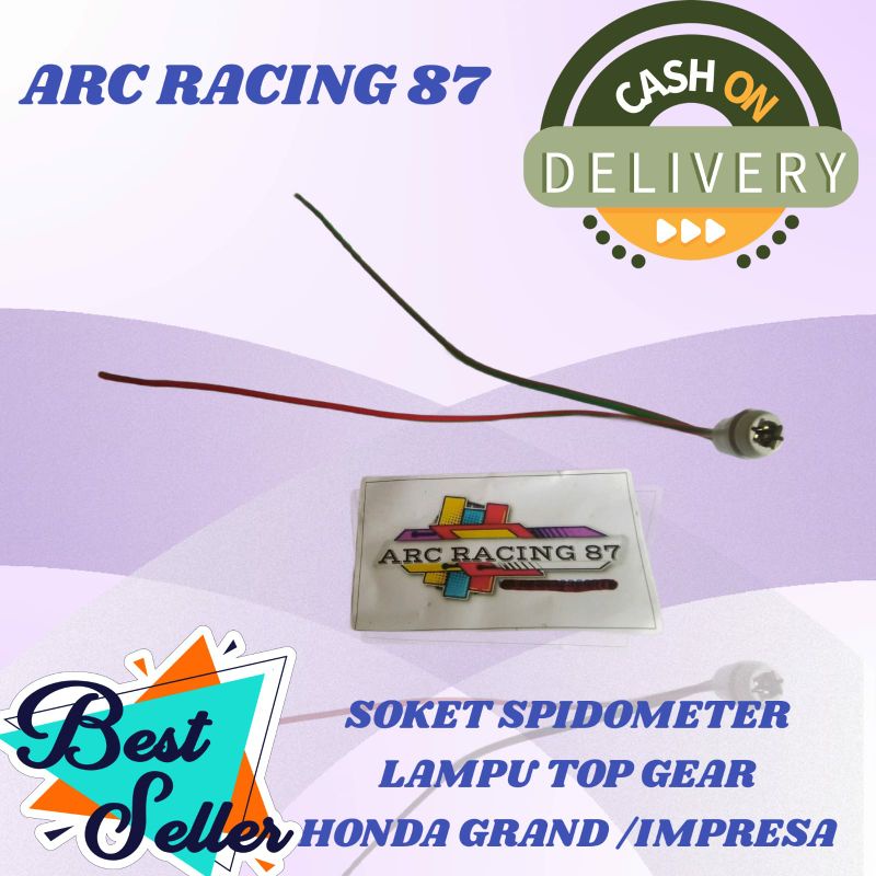 SOKET SPIDOMETER LAMPU SEIN TOP GEAR HONDA GRAND / IMPRESA