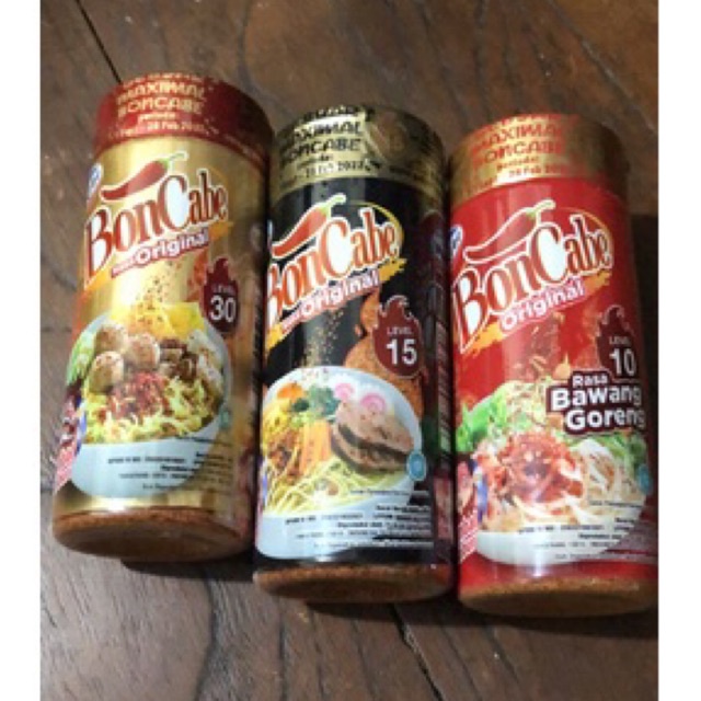 BONCABE Original BOTOL Sambal Tabur Kobe Bon Cabe