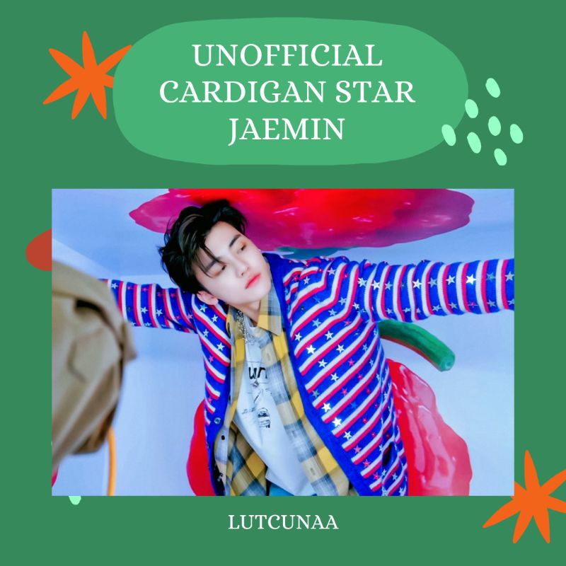 Pre-order Unofficial Cardigan STAR BIRU Jaemin NCT DREAM