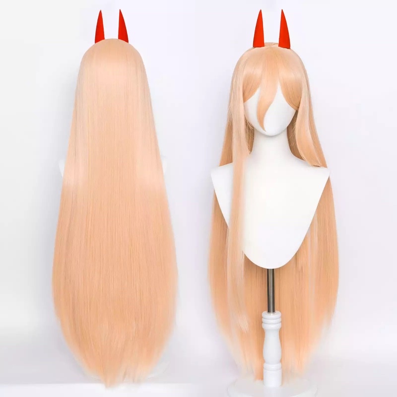 [Ready] Wig Power Chainsaw Man Anime Cosplay Long Hair Blonde