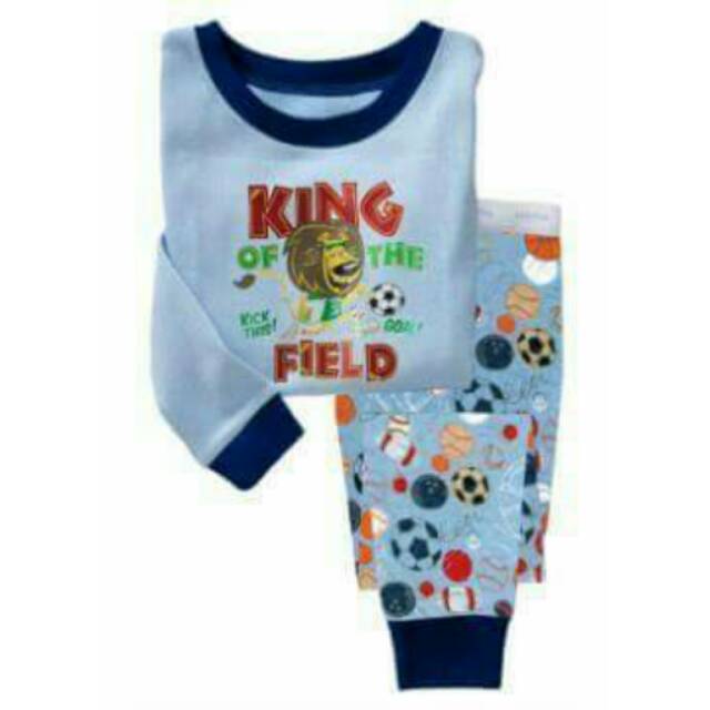  NEW Piyama Gap  baju  tidur  anak King of the field 