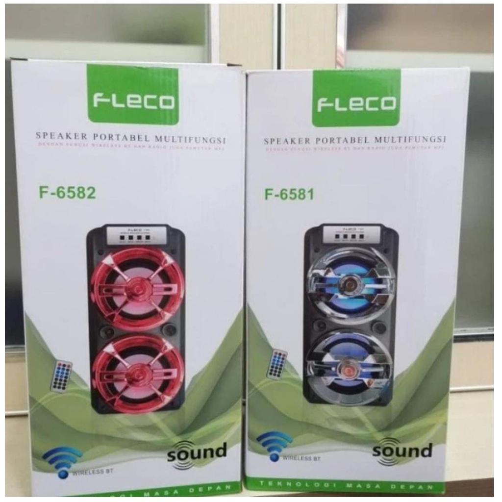 SPEAKER BLUETOOTH FLECO F-6581/F6582 + MIC KABEL
