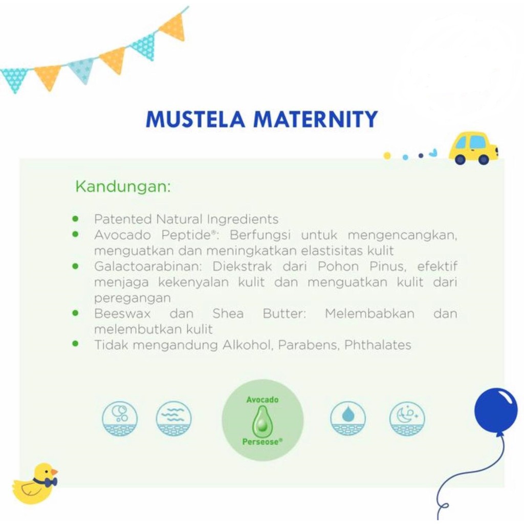 Mustela Stretchmark Cream 150 ml (Krim pencegah stretchmark)