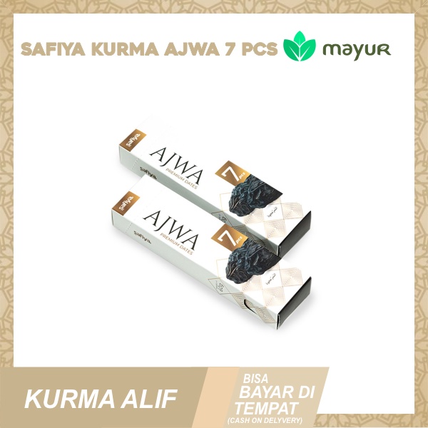 

Safiya Kurma Ajwa (7 pcs / 60 gram)