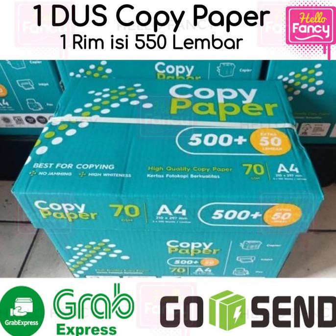

Kertas HVS A4 70 gr Copy Paper 1 Dus / 70gr KHUSUS GOSEND