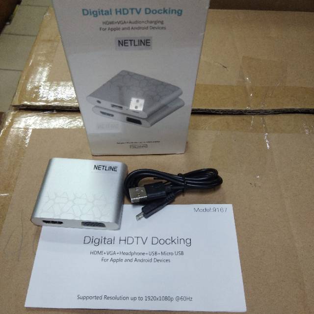 Digital HDMI Docking HDMI+VGA with Audio