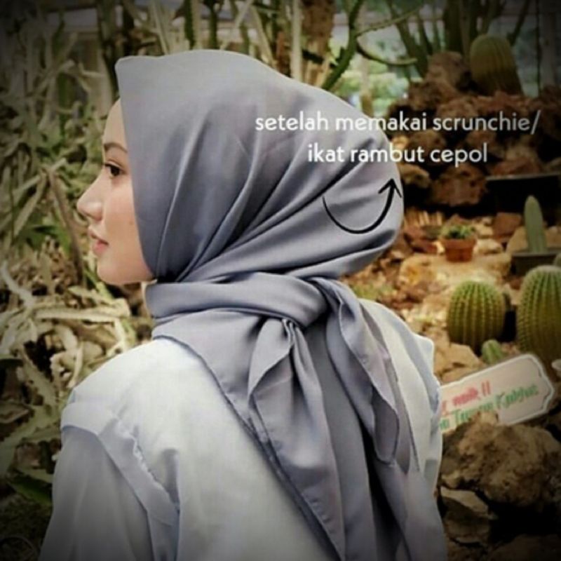 SCRUNCHIE IKAT RAMBUT JUMBO WOLFIS / CEPOL HIJAB