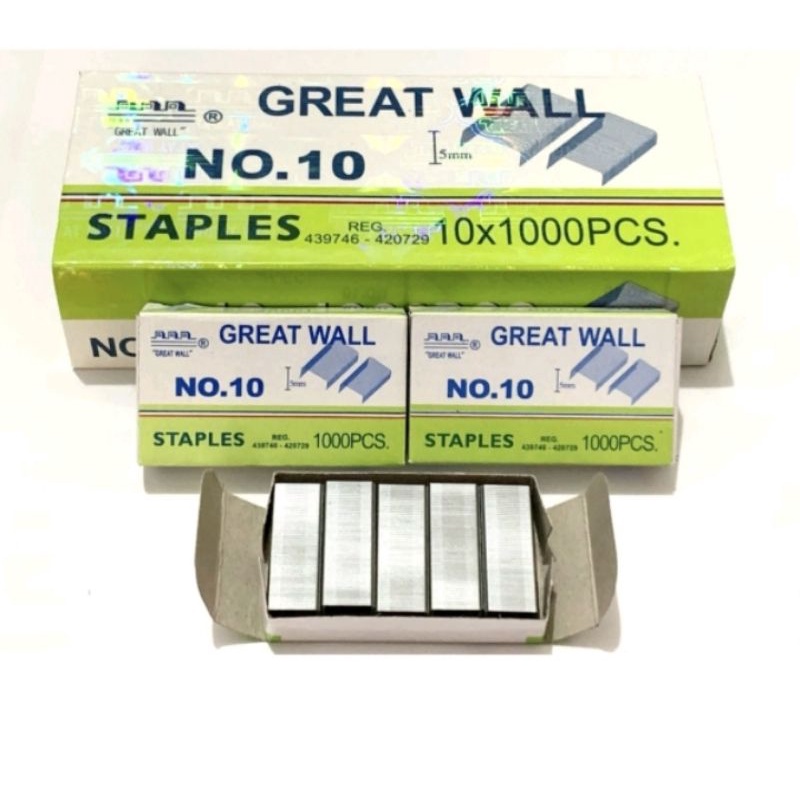 

Refill stapler isi stapler pack 10x100 pcs ORI