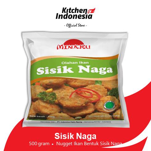 MINAKU Sisik Naga 500 gr - Nugget Ikan / Kitchen of Indonesia