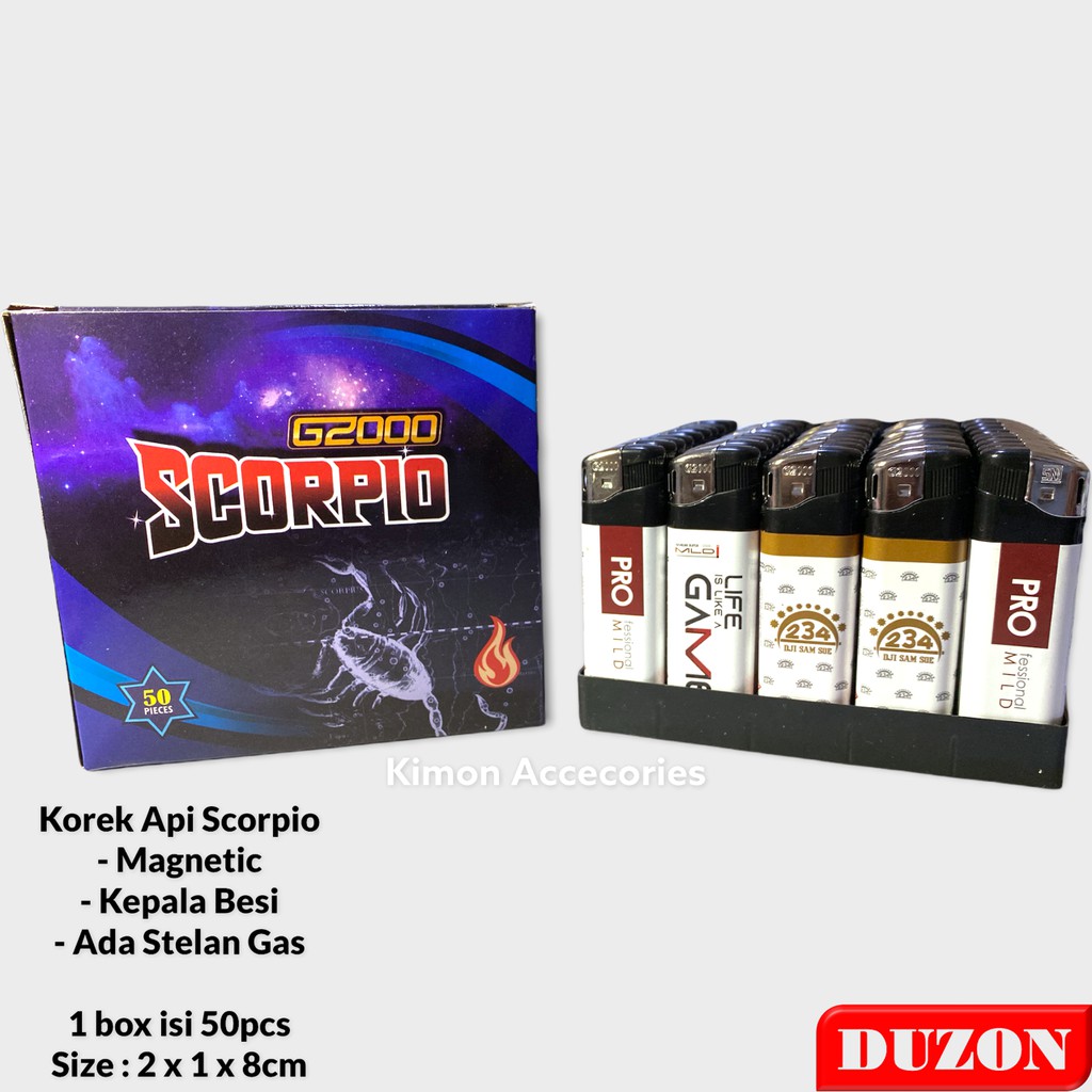 KOREK API SCORPIO KOREK API MAGNETIC BRAND ROKOK MAGNET SETELAN GAS