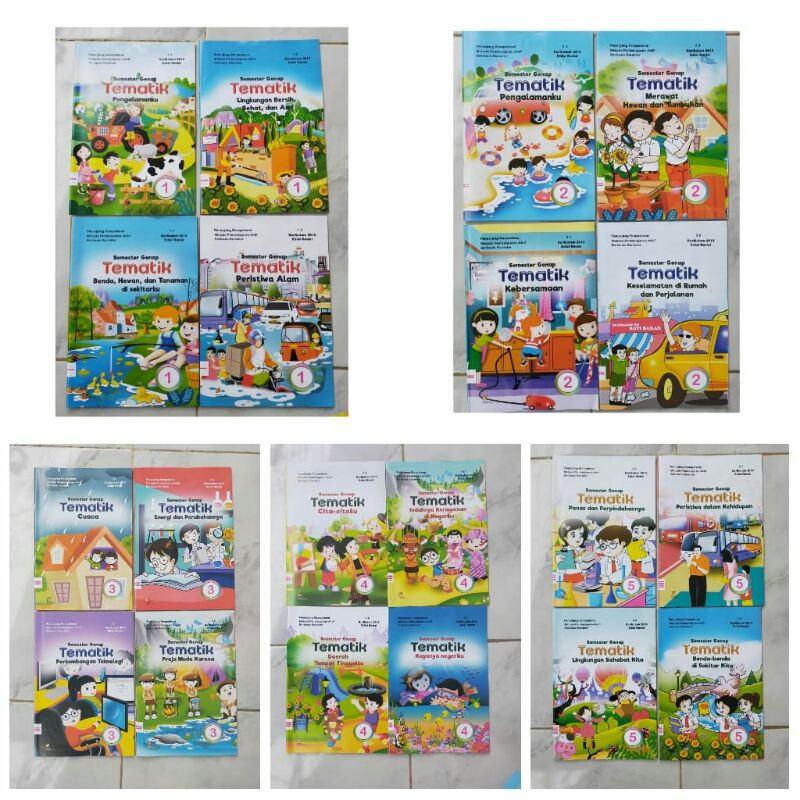 1 Paket LKS Tematik Swadaya Murni SD Kelas 1 - 5 LKS PLBJ, LKS B.inggris LKS Matematika Semester 2 K