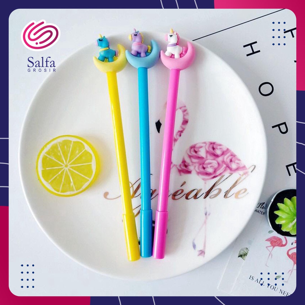 

Pena Unicorn Gel warna / Pulpen Unicorn / Stationary / Alat Tulis / Bolpen Unicorn / Gel Pen