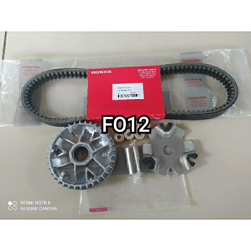 V BELT+RUMAH ROLLER/ASSY HONDA/BEAT FI/SCOOPY FI/SPACY FI/HONDA ROLLER