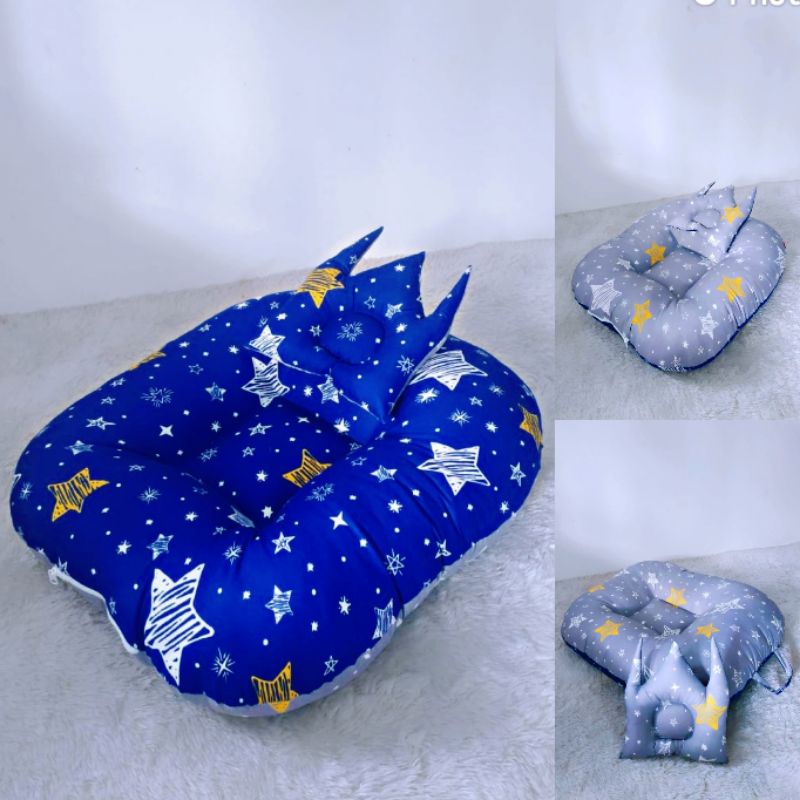 Sofa Bayi Multifungsi / Kasur Bayi Empuk GRATIS Bantal Anti Peyang-Star