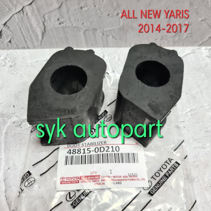 KARET STABILIZER ALL NEW YARIS Th 2014-2017  (48815-0D210)