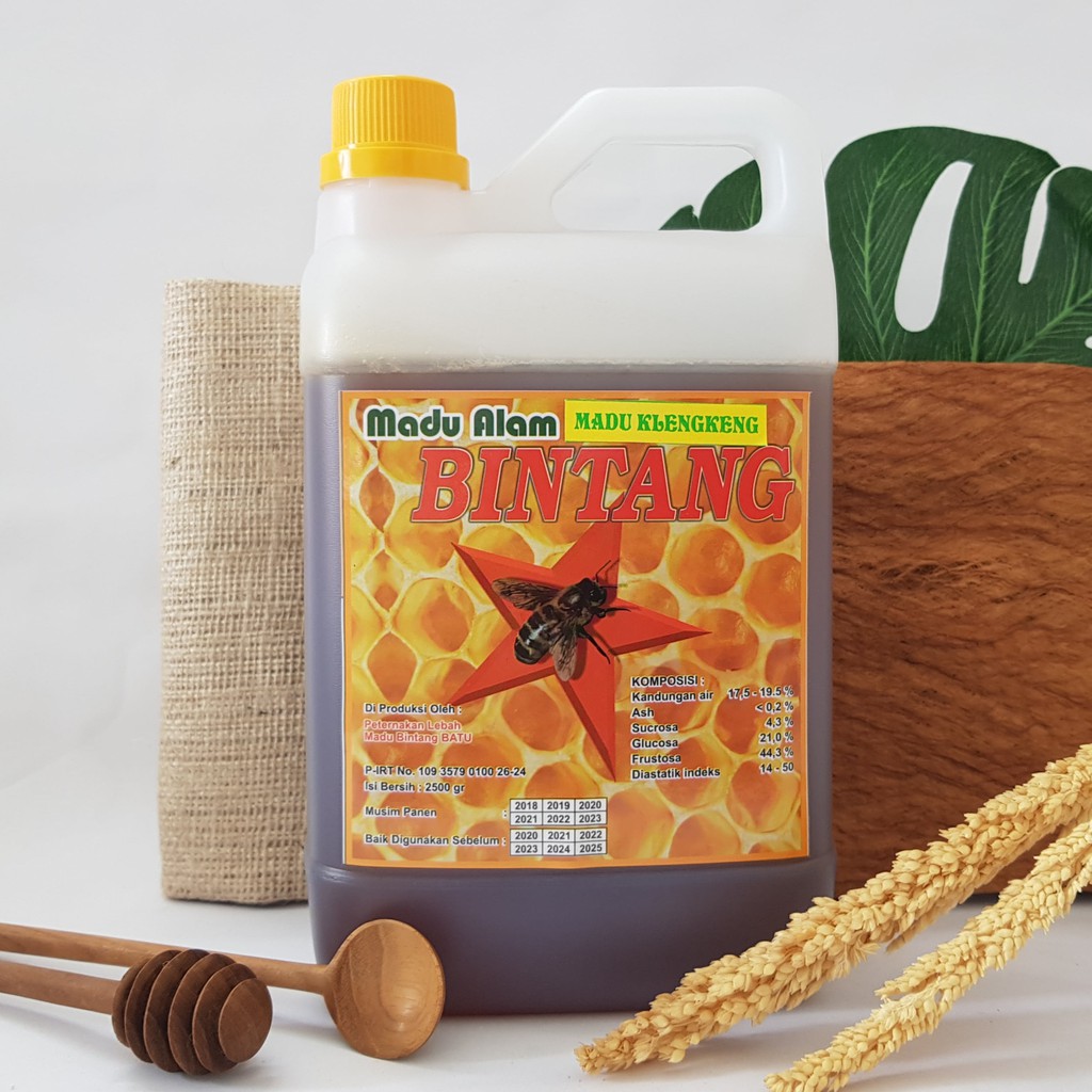 

Madu Asli | Madu Kelengkeng 1550ml/2500gr | Madu Bintang
