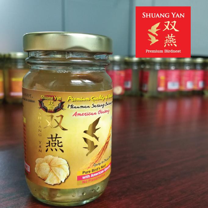 

Minuman Sarang Burung Walet 120ml - American Ginseng - Buy 6 Get1 FREE - Biasa