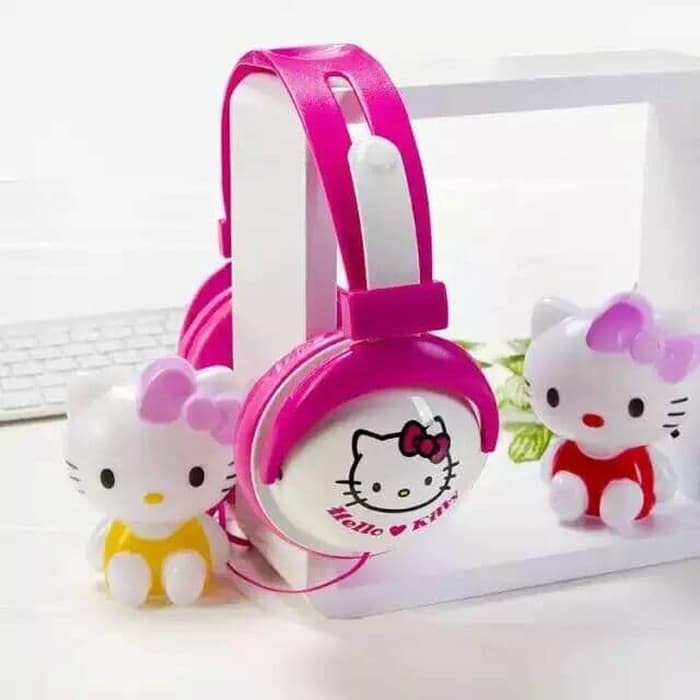 Headphone Bando Karakter DORAEMON Headset Anak Handsfree Murah Headset IMUT Grosir