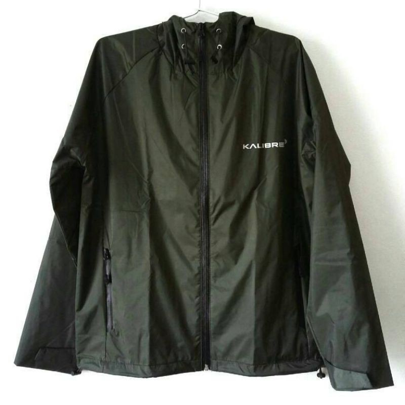 Kalibre EDGE 01 Hijau Army Jaket Running 05 Hoodie Outdoor Anti Air Windbreaker Jaket Lari 970305999