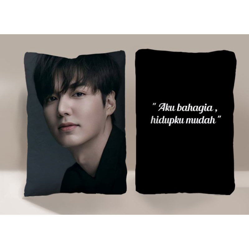 BANRAL CUSTOM FOTO LEE MIN HO WAJAH KOREA LIE MIN HOO LEE MIN HOO HADIAH KADO ULANG TAHUN BANTAL1