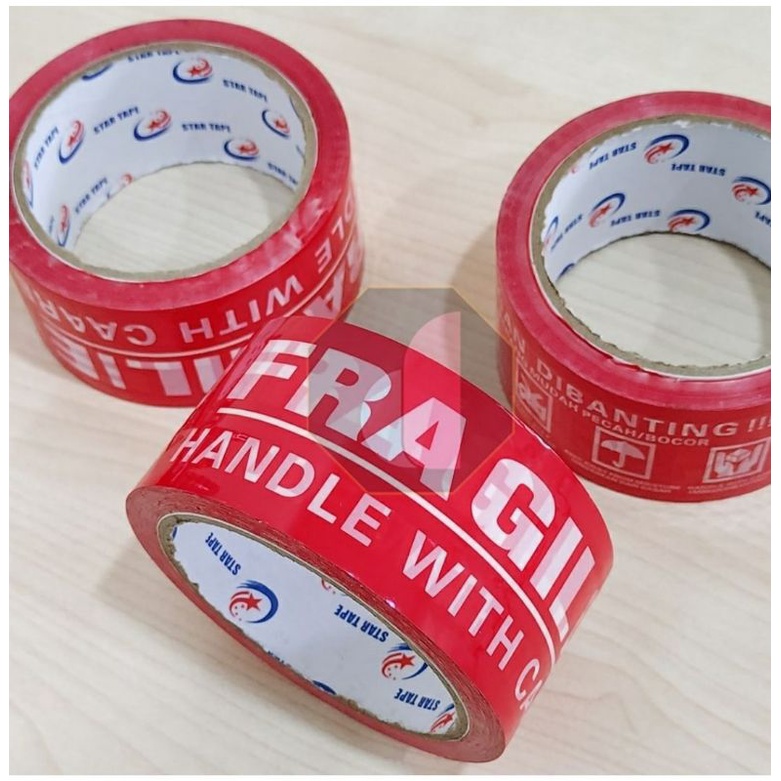 

Lakban Fragile Merah 50M