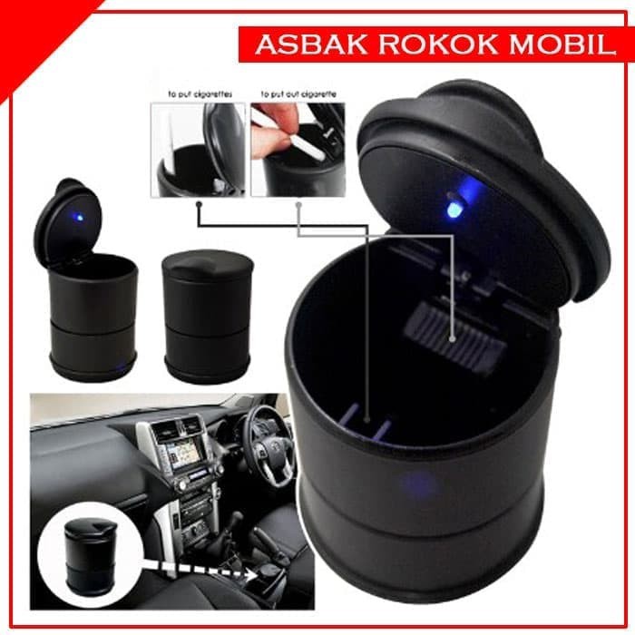 Asbak Mobil Led Tempat Sampah Tempat Uang Receh