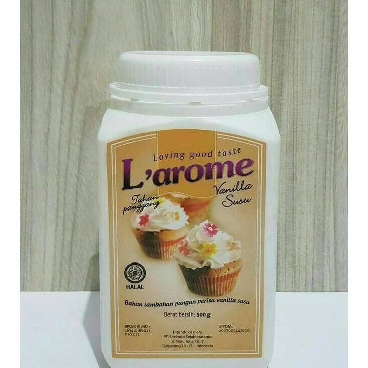 

Ktd7 Larome Vanilla Susu, L'Arome Perisa Vanila 500Gram A89U