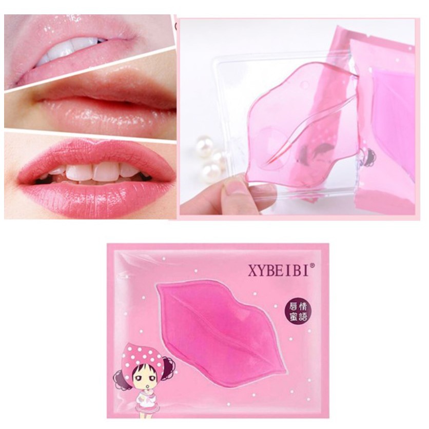 Masker Bibir / Collagen Moisturizing Lip Mask Anti Drying and Desalination Lips XYBEIBI AK029-3