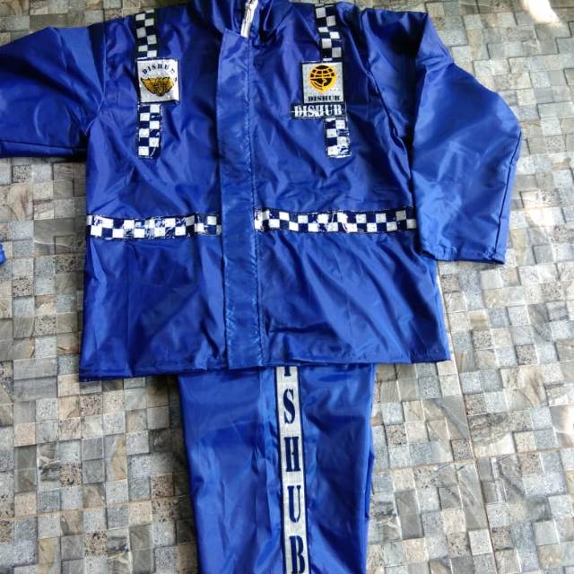 Jas hujan DISHUB,Jas hujan PERHUBUNGAN,Jas hujan Biru,Jas hujan