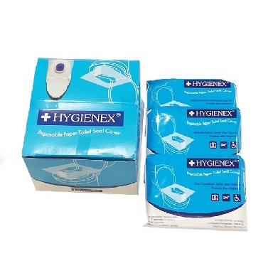 Hygienex 1 Box - Alas Closet Kloset Toilet WC Duduk Disposable Toilet Seat Cover