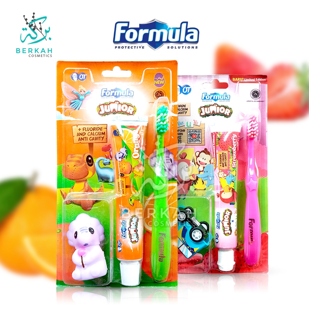 Formula Junior Special Pack Sikat Gigi dan Pasta Gigi  (Free Mainan Random sesuai Stok)