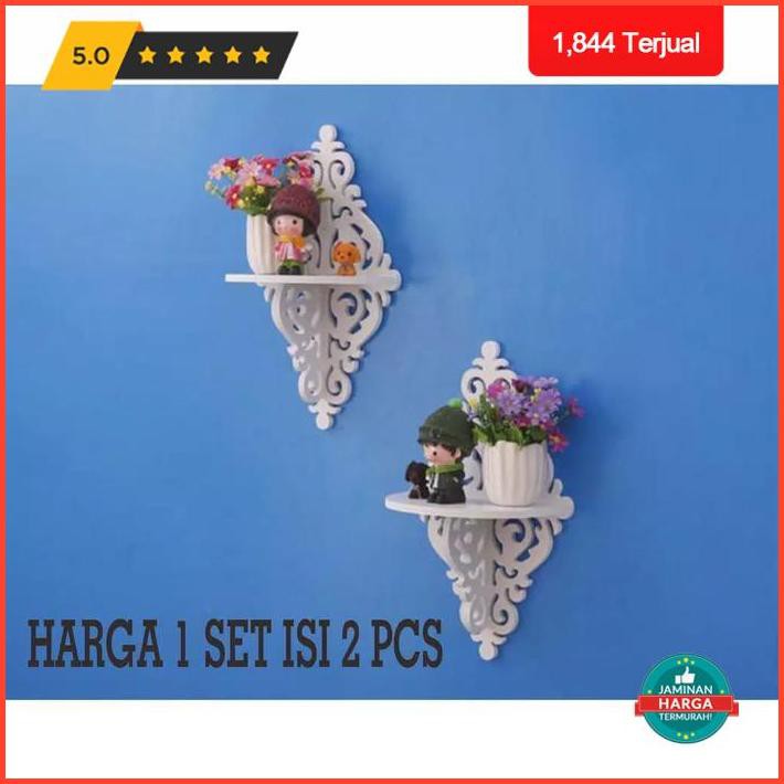 Dekorasi Rumah Rak Dinding - Dekorasi Rumah - Pajangan -Hiasan Dinding Vintage Shabby Premium