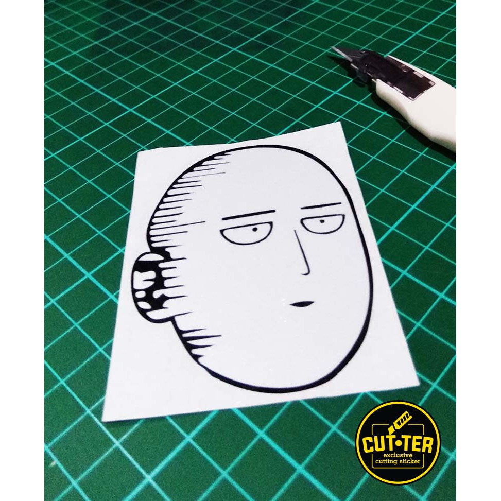 

cutting sticker SAITAMA head ONE PUNCH MAN