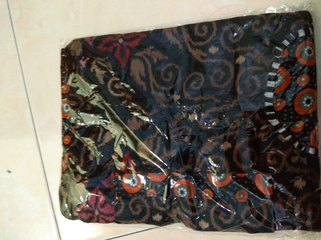 Baju Gamis Batik Kombinasi Jumbo Allsize Ld110 Ld 120
