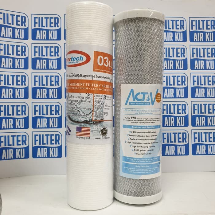 Paket Refil Filter Air Sedimen + CTO ACTIV