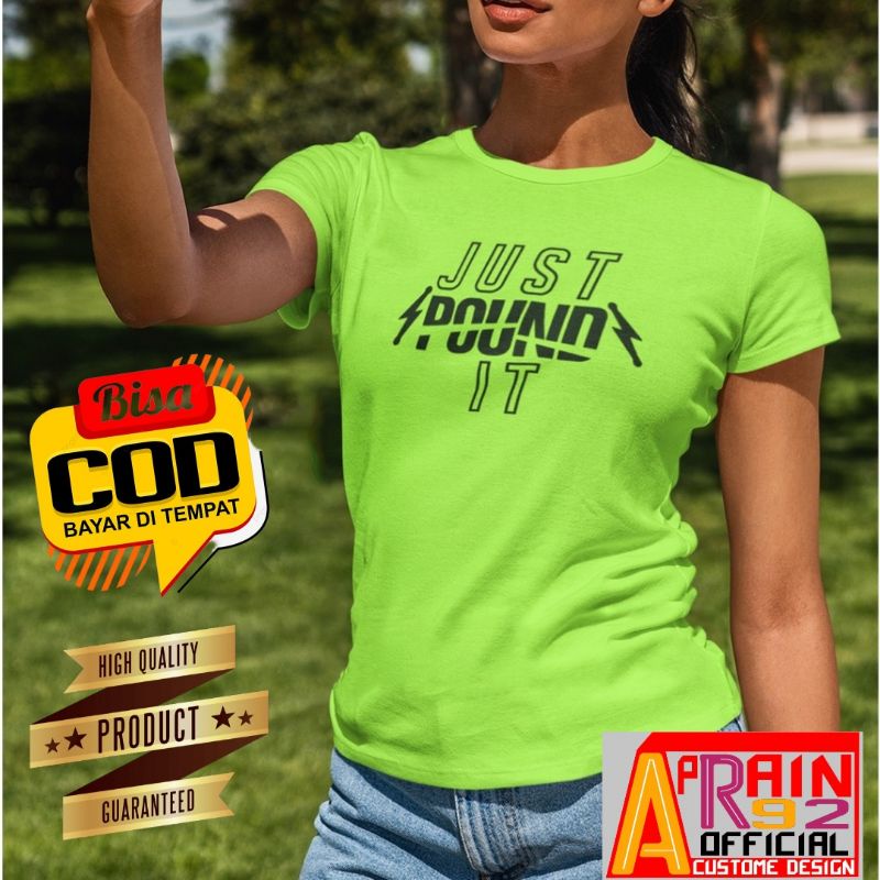 KAOS SENAM POUND FIT POUNDFIT BAJU ATASAN POUND/ KAOS OLAHRAGA WANITA / KAOS FITNES NEW DESIGN / KAO