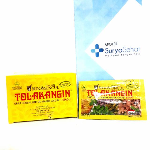 Sidomuncul TOLAK ANGIN MADU 1 BOX isi 12 sachet @ 15 ml (Obat Masuk Angin)