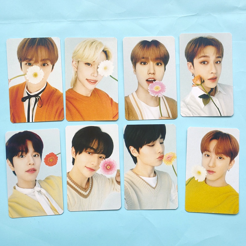 8pcs / set Kartu Pos Foto Stray Kids SKZ NACIFIC fan Untuk Koleksi