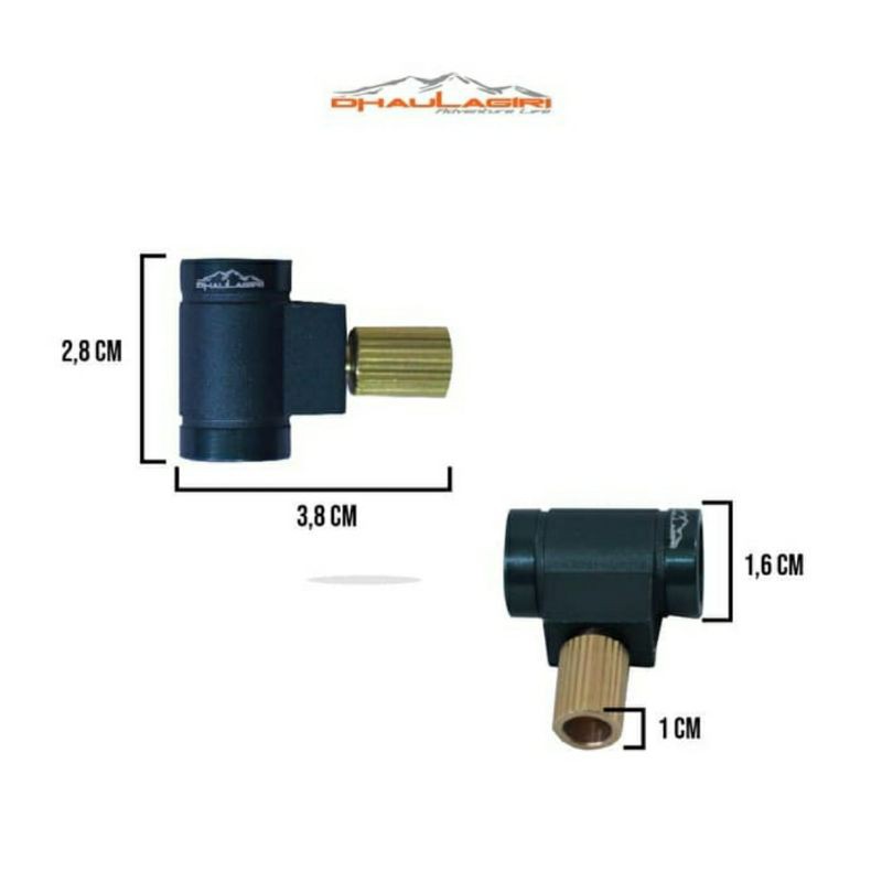 Gas Connector Dhaulagiri / Alat Refill Gas Dhaulagiri