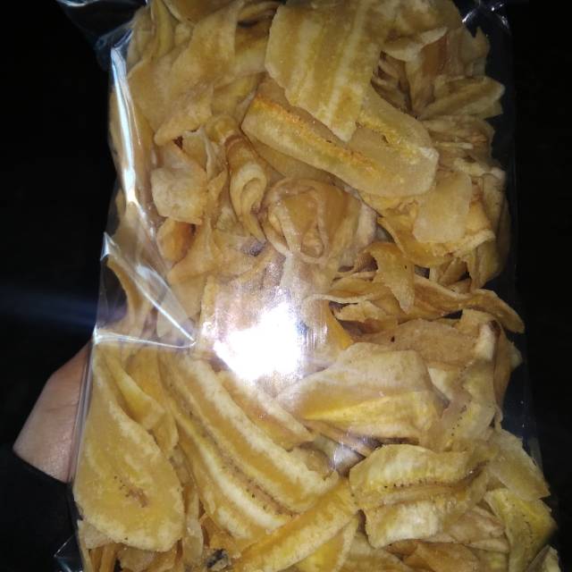 

Kripik pisang rasa nya asin renyah