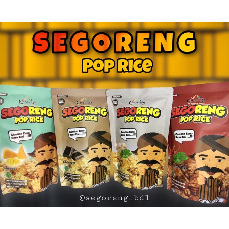 

SEGORENG POP RICE MIX 4VARIAN RASA