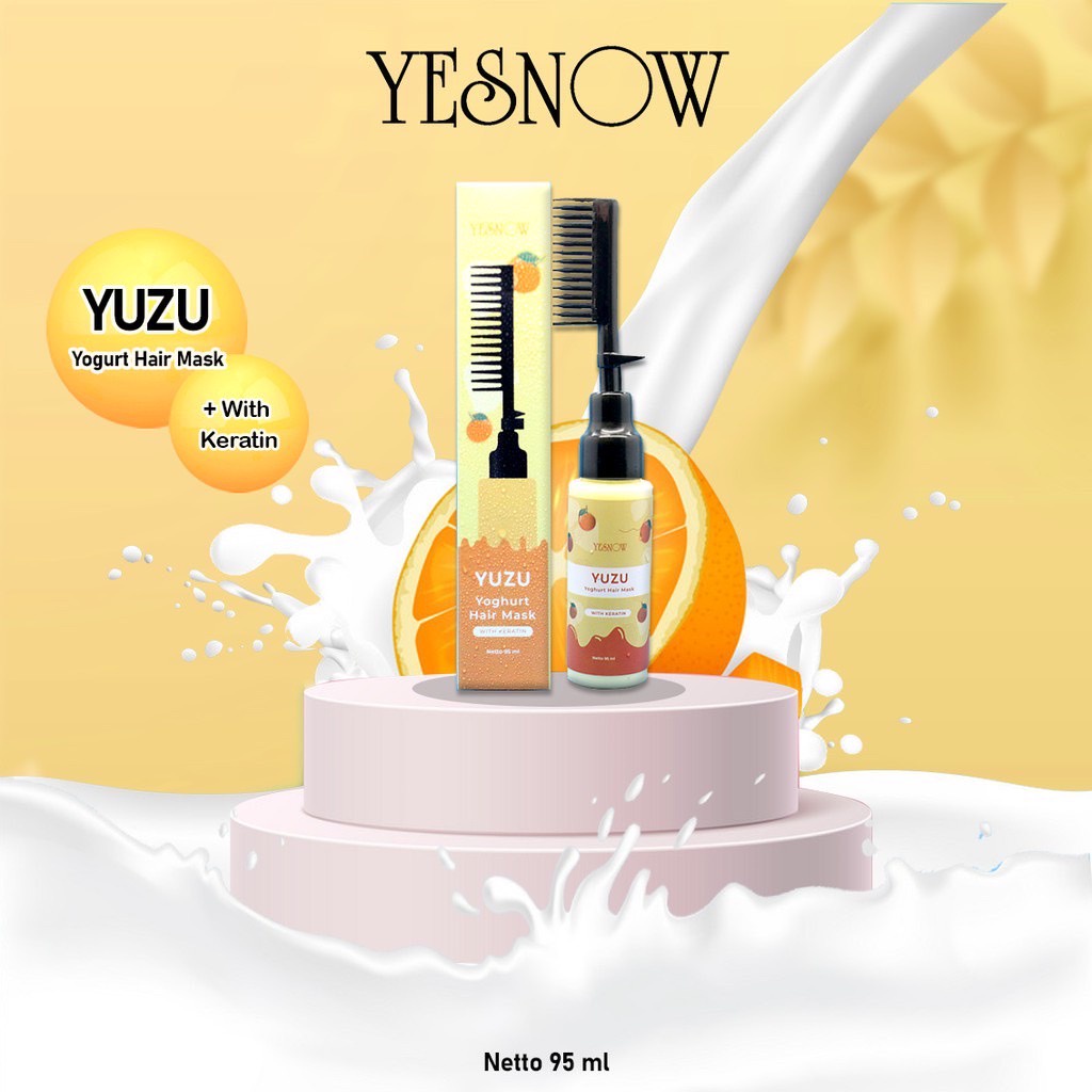 Yesnow Yogurt Hair Mask | Masker Rambut Sisir - 95 ml